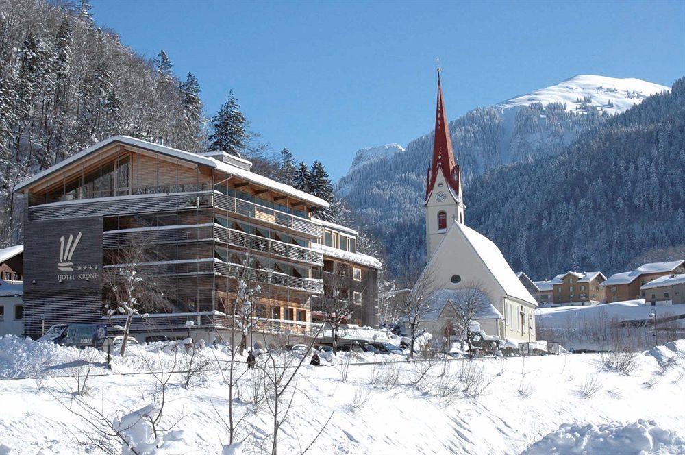 Hotel Krone In Au Au (Vorarlberg) Exterior foto